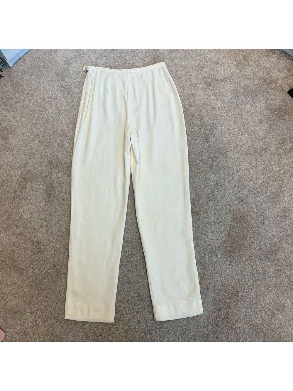 Giorgio Armani Le Collezioni cream ivory Italian pants Sz 6 made in Italy